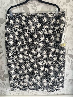 LuLaRoe Black and White Character Print Pencil Skirt